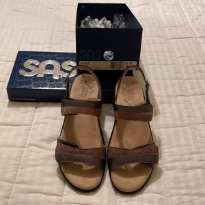 SAS Nudu Dusk, sandals, 10N copper/brown like new